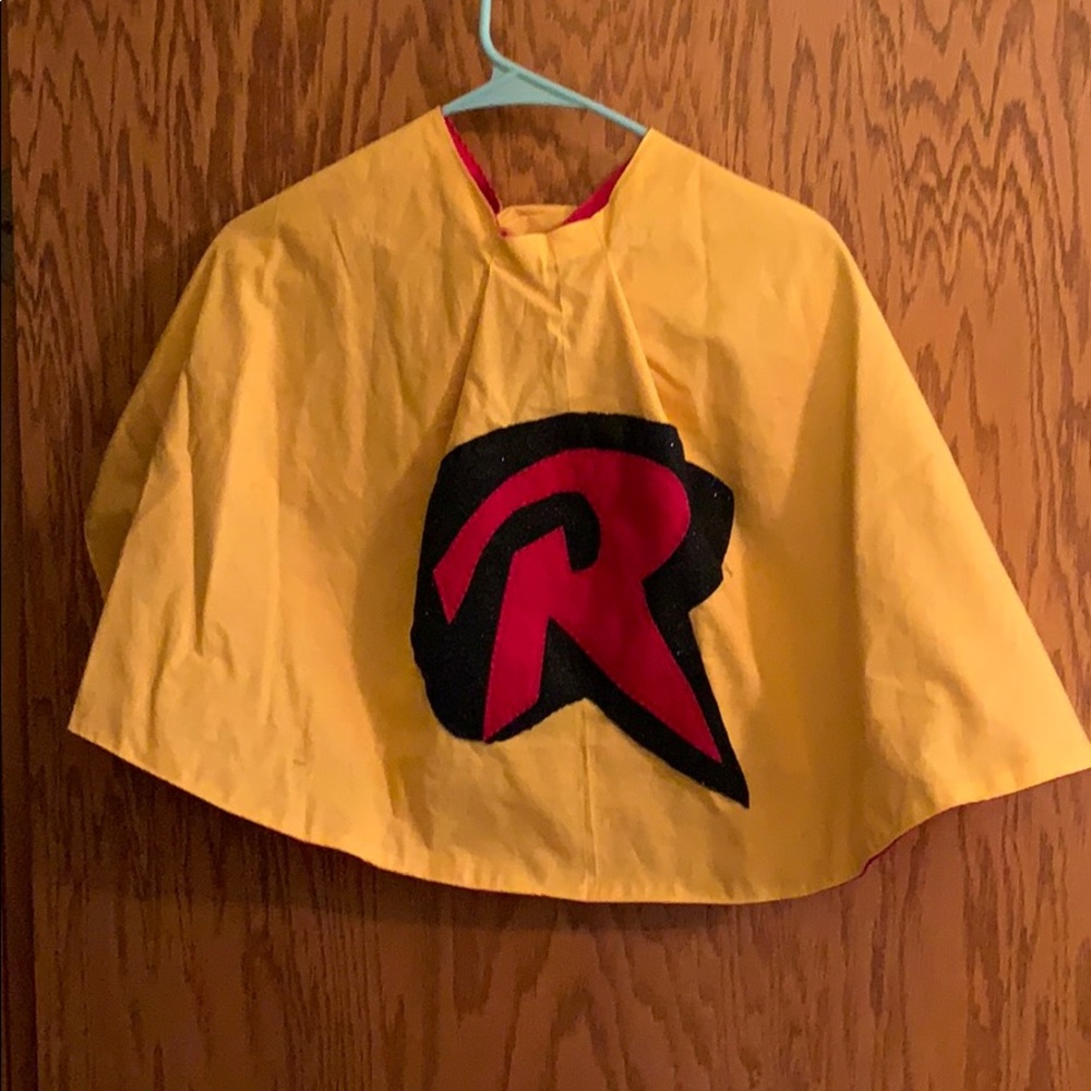 Homemade Robin dress up cape